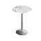 Holland Bar Stool Co 42 Tall OD214 St Steel Table Base w22 Dia Foot and 36 Dia White Marble Top, IndoorOutdoor OD214-2242SSODS36RWM - alternate 1